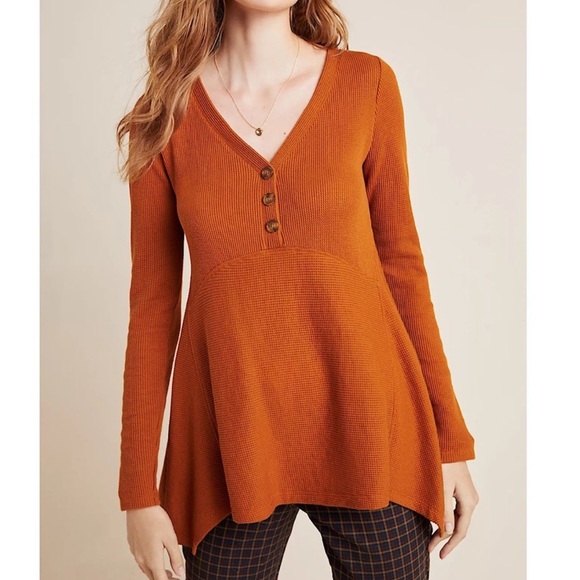 Anthropologie Tops - Anthropologie Thermal Tunic Top by Maeve Sz S EUC
